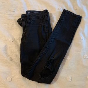 HOLLISTER Black Ripped Jeans